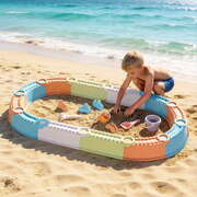 Kids Sandpit Set Outdoor Beach Sand Box Toys | EXTG