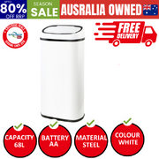 68L Motion Sensor Bin Rubbish Automatic White