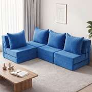 Modular Sofa Bed King Velvet