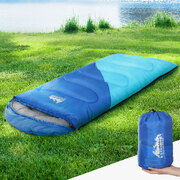 Blue Winter Camping Sleeping Bag for Kids (136cm)