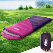 Pink Winter Camping Sleeping Bag for Kids (136cm)