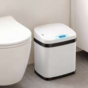 Touchless Motion Sensor Bin White 31x22x38cm