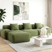 L-Shaped Modular Sofa Bed 300cm Sectional Couch | EXTG