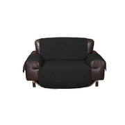 2 Seater Couch Sofa Cover Removable Quilted Slipcover Pet Kids Protector