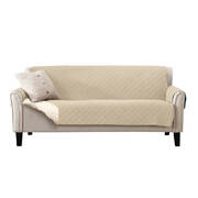 3 Seater Quilted Couch Sofa Cover Slipcover