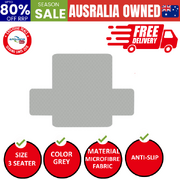 Sofa Cover Couch Covers 3 Seater Quilted Grey