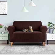Sofa Cover Elastic Stretchable Couch Covers Coffee 2 Seater