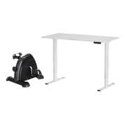 120cm Electric Standing Desk with Mini Peal Exercise Bike Home Office