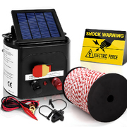 Electric Fence Energiser 3km Solar Powered Energizer Charger