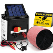 Fence Energiser 5Km Solar Powered Electric 2000M Poly Tape