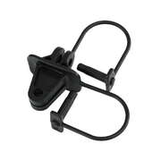 200PCS Electric Fence Pinlock Insulators Black Durable UV-Resistant Livestock Farm Garden