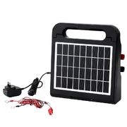10km Electric Fence Energiser Solar Energizer Charger Farm Animal 0.3J