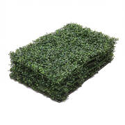 1x Artificial Boxwood Hedge Fake Vertical Garden Green Wall Mat Fence Outdoor