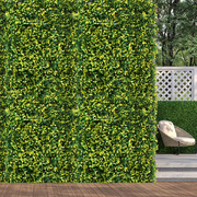 10x Marlow Artificial Boxwood Hedge Fence Fake Vertical Garden Green Outdoor