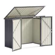 Wheelie Bin Storage Enclosure Lockable Steel Shed | EXTG