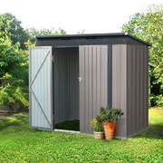 Steel Garden Shed for Outdoor Storage and Workshop Tools - 1.95x1.31M