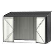 Garden Shed 3.05x1.5m Galvanised Steel Outdoor Storage Workshop