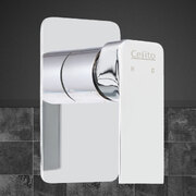 Shower Mixer Tap Wall Bath Tap Bathroom Basin Faucet Vanity Brass Silver