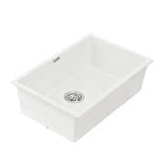 Kitchen Sink 70x45cm Granite Stone Sink Single Bowl White