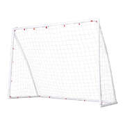 8FT Soccer Goal Net Portable UPVC Frame PE Mesh for Backyard Training