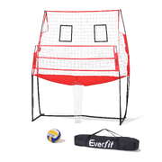 8ft Volleyball Net Training Set Adjustable Height Portable with Ball & Bag