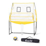 8ft Volleyball Net Free-Standing Adjustable Height Portable Set with Ball & Bag