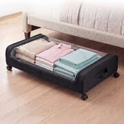 Under Bed Storage Boxes 2-Pack Clear Lid | EXTG