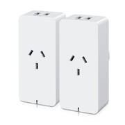 2x WiFi Smart Plug Home Socket Switch Outlet APP Control USB Port Alexa Amazon