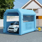 Inflatable Spray Paint Booth 2.5x2.5x3m With 550W Blower And Air Filter System