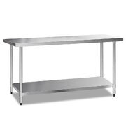 1829x610mm Stainless Steel Kitchen Bench 430