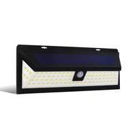 86 LED Solar Powered Sensor Light - Black