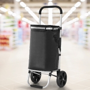 Foldable Shopping Cart Trolley Grocery Storage Portable Aluminum 45Kg