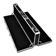 Hard Aluminium Double Sided Hunting Gun Cases Safes Bags Rifle Shot Carry Boxes