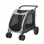 Foldable Pet Travel Stroller with 4 Wheels