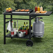 Outdoor Kitchen Cart Foldable BBQ Grill Table | EXTG