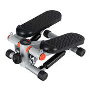 Mini Stepper with Resistance Rope Aerobic for Exercise Compact Home Workout Grey