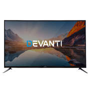 Devanti LED Smart TV 65" Inch 4K UHD HDR LCD TV Slim Thin Screen Netflix YouTube