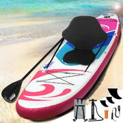 11’ Inflatable SUP Surfboard Kayak Pink