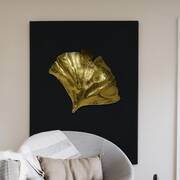 Gingko leaf shaped piece of 3D art