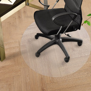  Chair Mat Round Hard Floor Protectors PVC Home Office Room Computer Mats