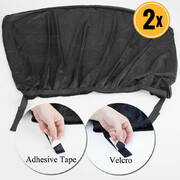 2x Universal Car Sun Shades Side Window Curtain Sunshade UV Protection Visor
