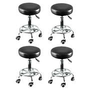 Versatile 4x Swivel Salon Barstool Hairdressing - Easy Assembly