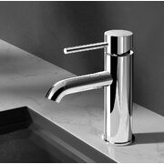 Bathroom Basin Mixer Tap Round Brass Faucet Vanity Laundry Chrome