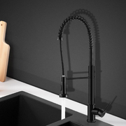 Mixer Basin Taps Faucet Vanity Sink Swivel Brass WEL In Black