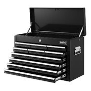 10 Drawer Tool Box Cabinet Chest Toolbox Storage Garage Organiser Black