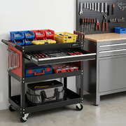 Tool Trolley Cart Rolling Cabinet with Drawer Workshop Garage Storage