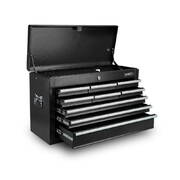 9 Drawers Toolbox Storage Chest Cabinet - Black