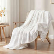 Soft Lightweight Fleece Throw Blanket Cozy Sofa Couch Bed Cover 127x152cm