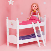 Olivia's Little World - Little Princess 45cm Doll Furniture - Double Bunk Bed