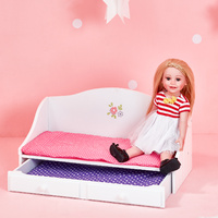 Olivia's Little World - Little Princess 45cm Doll Furniture - Trundle Bed